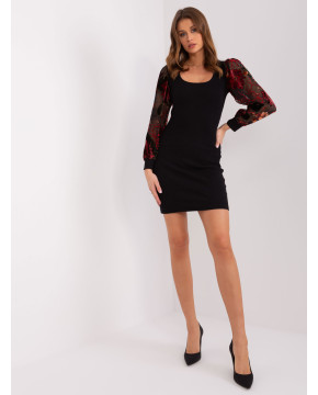 Proginė mini suknelė Rue Paris (juoda)