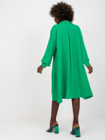 Platėjanti marškinių tipo suknelė Italy Fashion (šviesiai žalia)