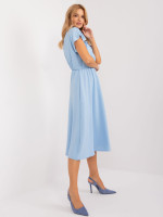 Suknelė moterims su sagutėmis (melsvos spalvos)