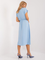 Suknelė moterims su sagutėmis (melsvos spalvos)